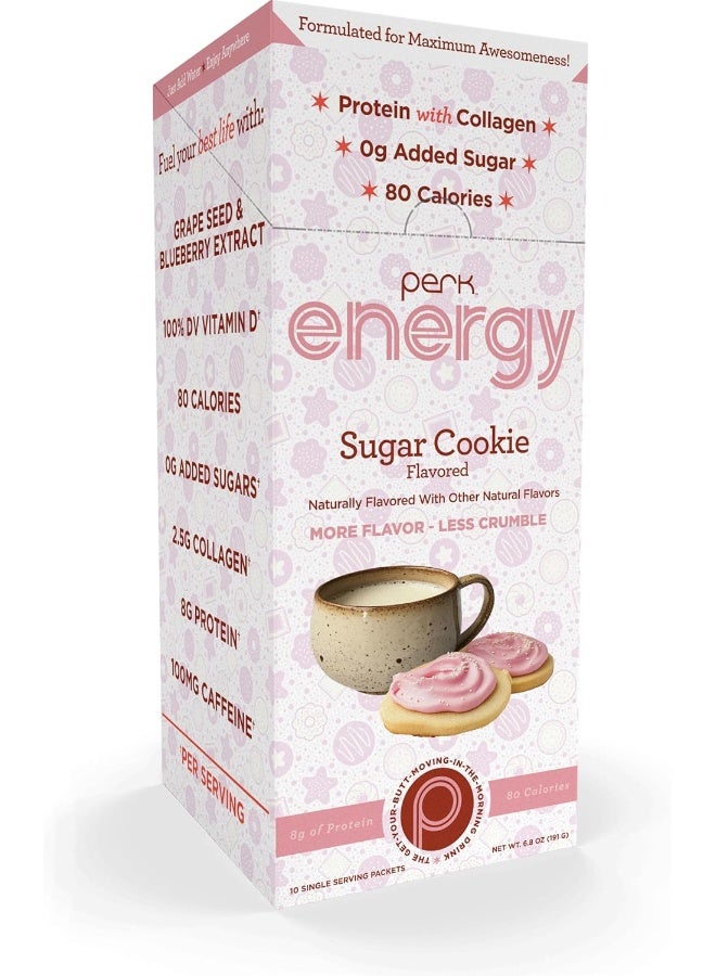 PERK Energy Original Sugar Cookie Flavored Drink Powder - Image 1